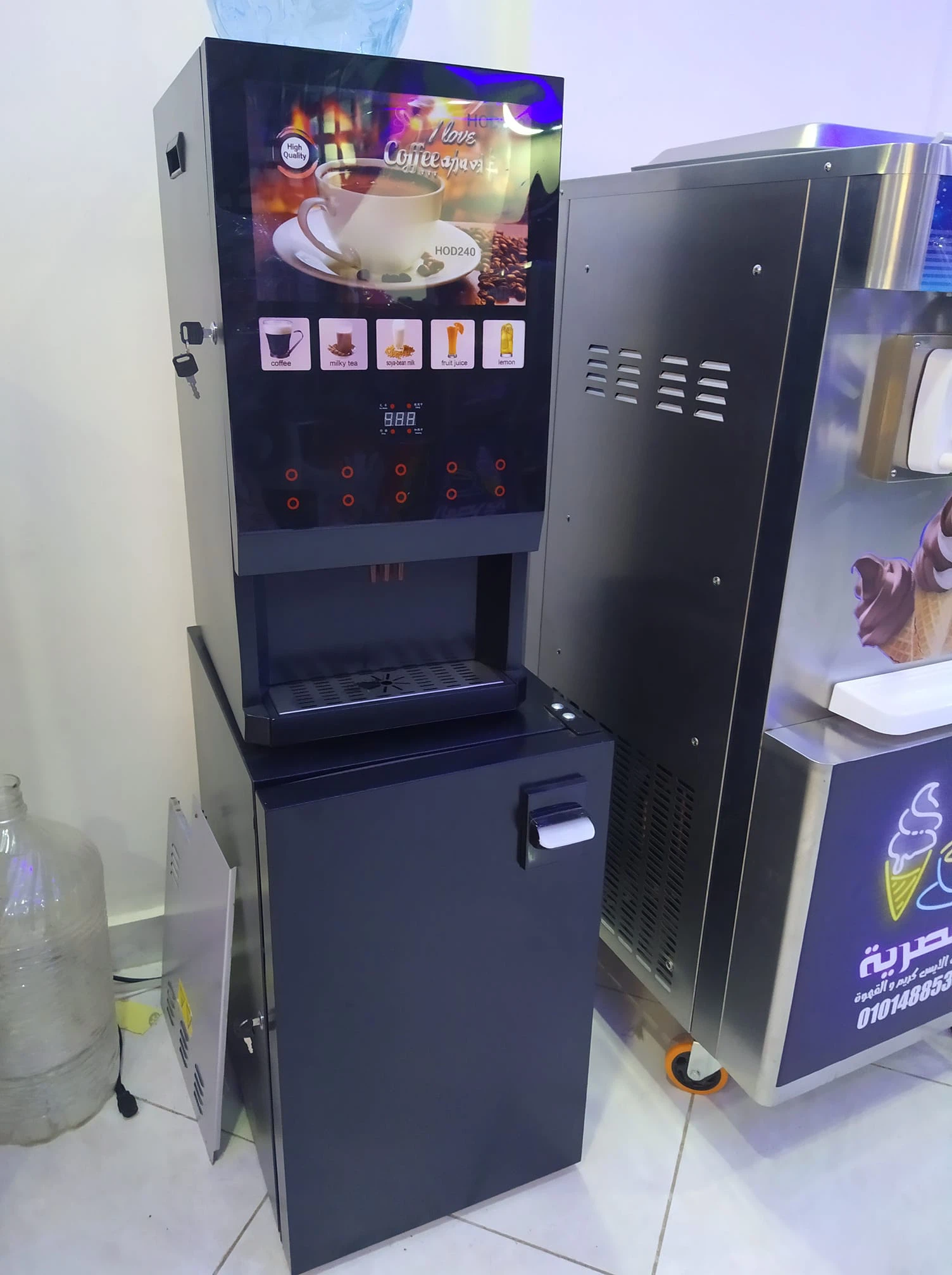 Hot sales coffee vending machine for Egypt