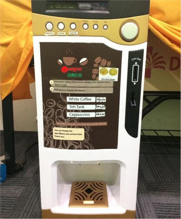 Tējas kafijas tirdzniecības automāts Lipton lietošanai