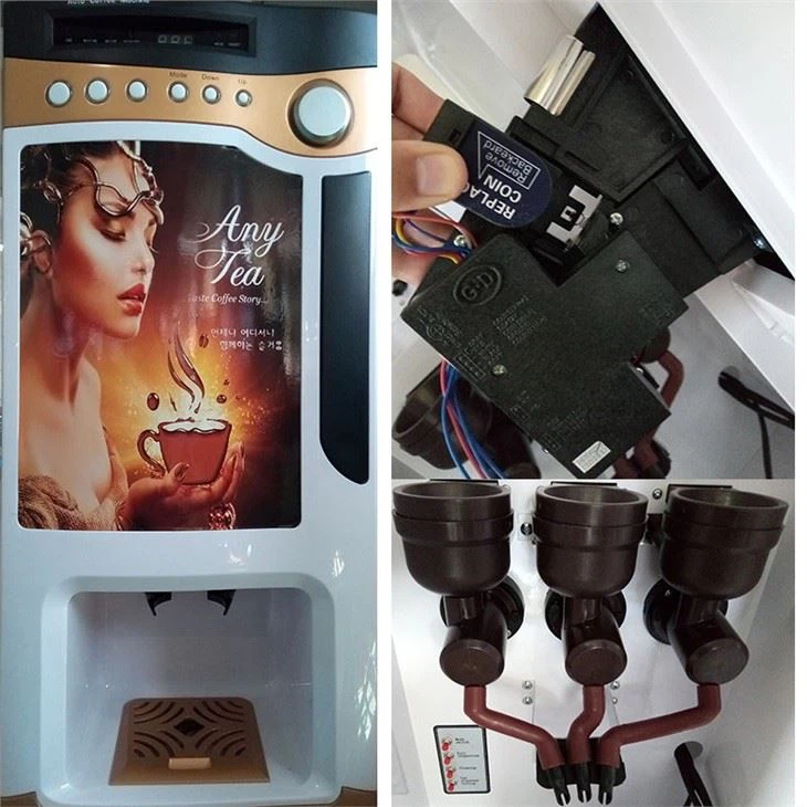 tea coffee vending machine with coin